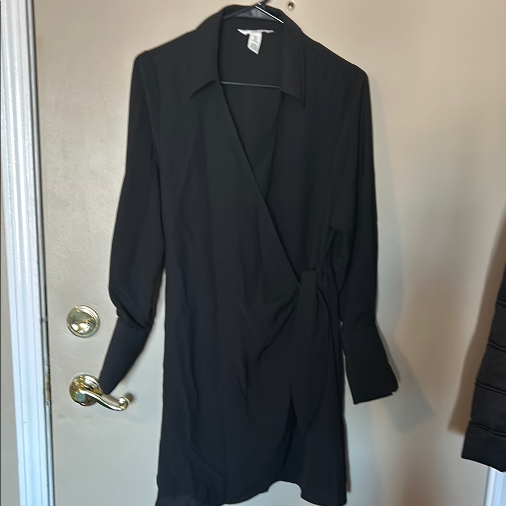 Black Wrap Dress